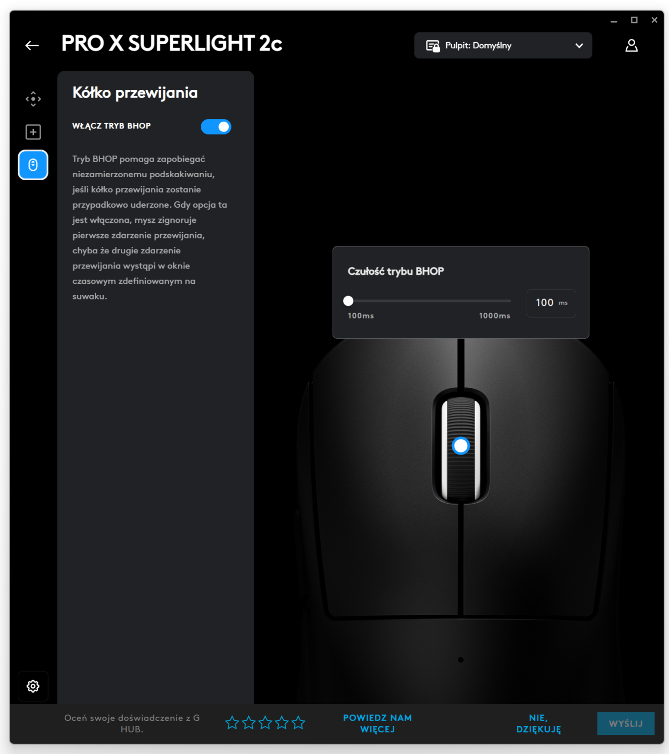 Logitech Pro X Superlight 2C - test. To bardzo fajna myszka. I do tego bardzo lekka myszka