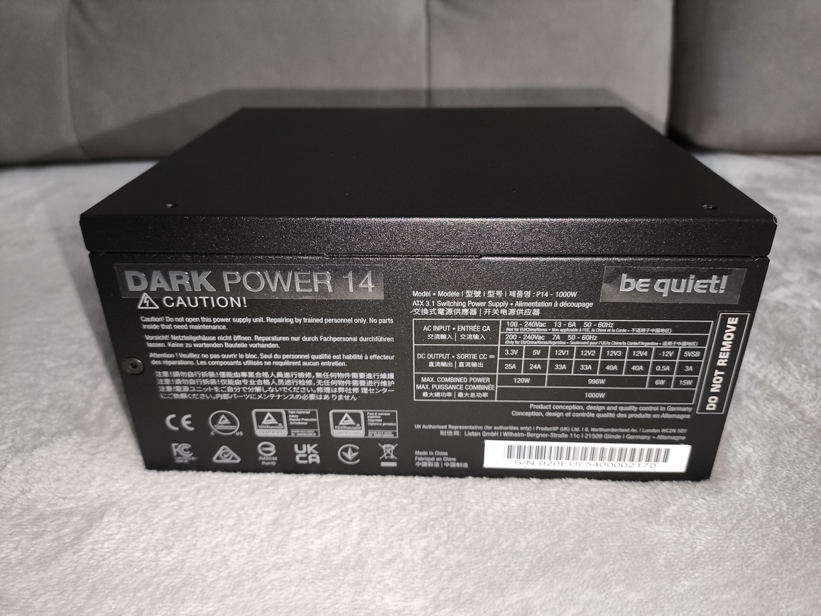 be quiet! Dark Power 14 1000W - recenzja zasilacza