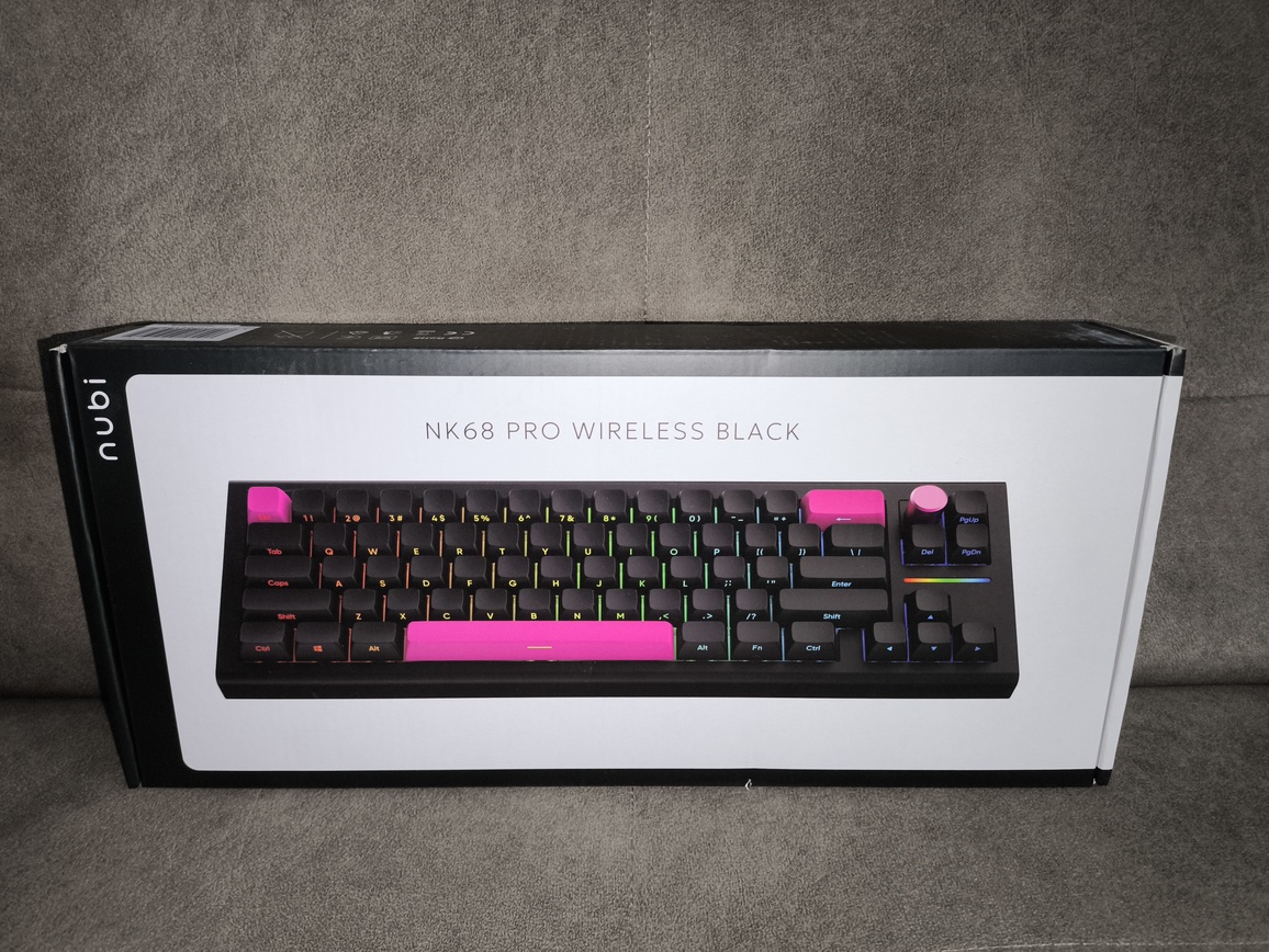 Nubi NK68 Pro Wireless Black - test klawiatury