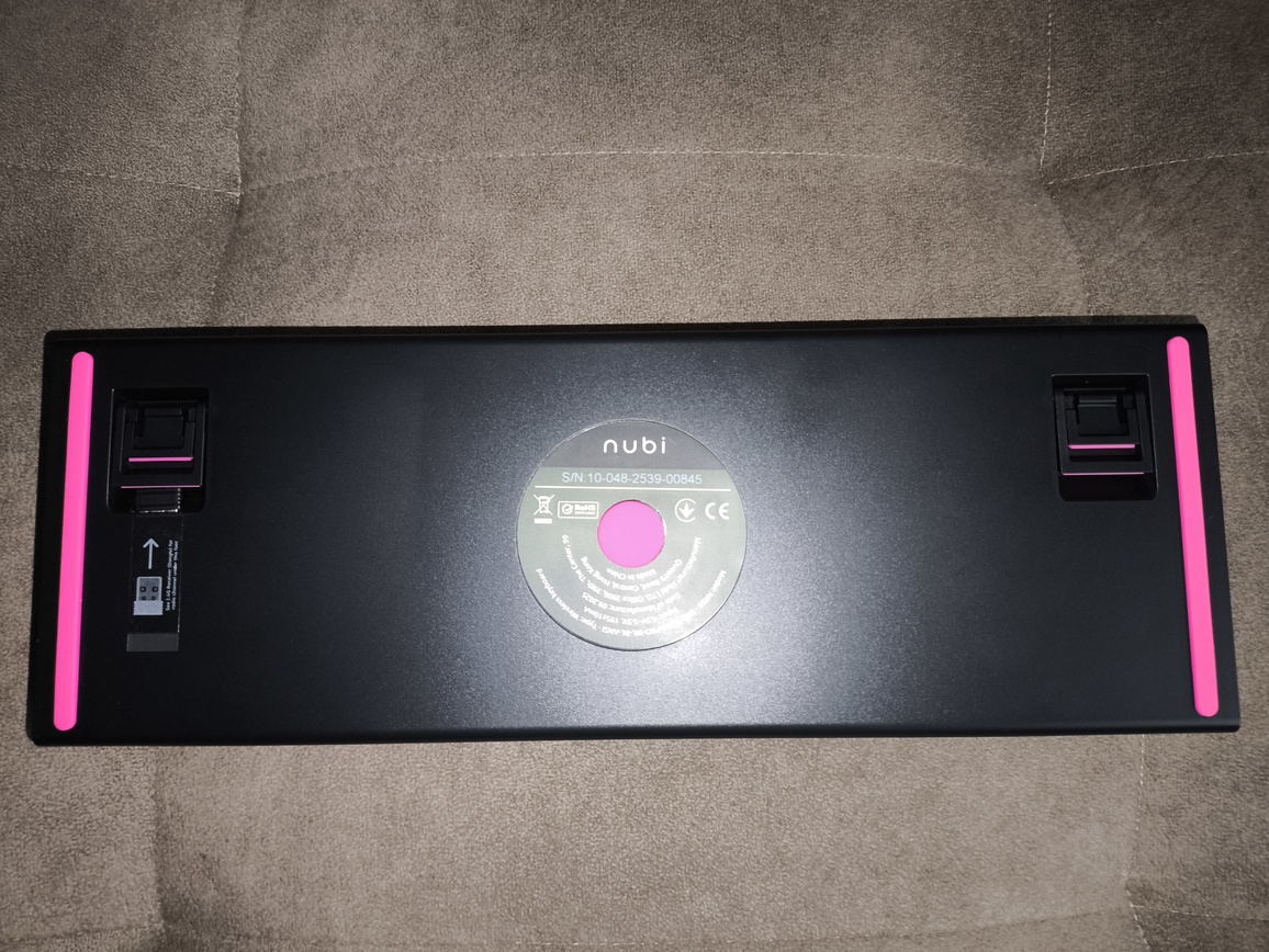 Nubi NK68 Pro Wireless Black - test klawiatury