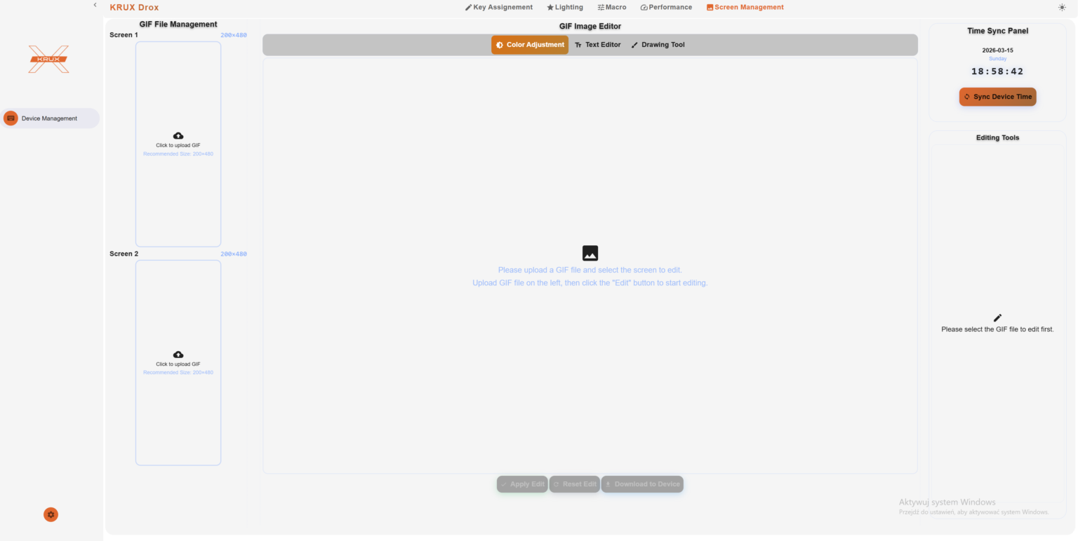 Krux Drox - premierowy test. Fajna retro-klawiatura 65% wyposażona w ekran LCD