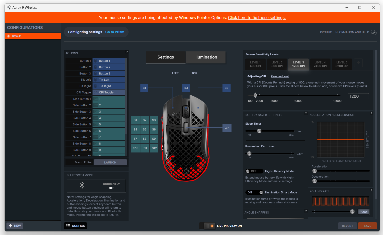 SteelSeries Aerox 9 – test myszki. Mimo lat na karku nadal bardzo dobra, choć trochę za droga