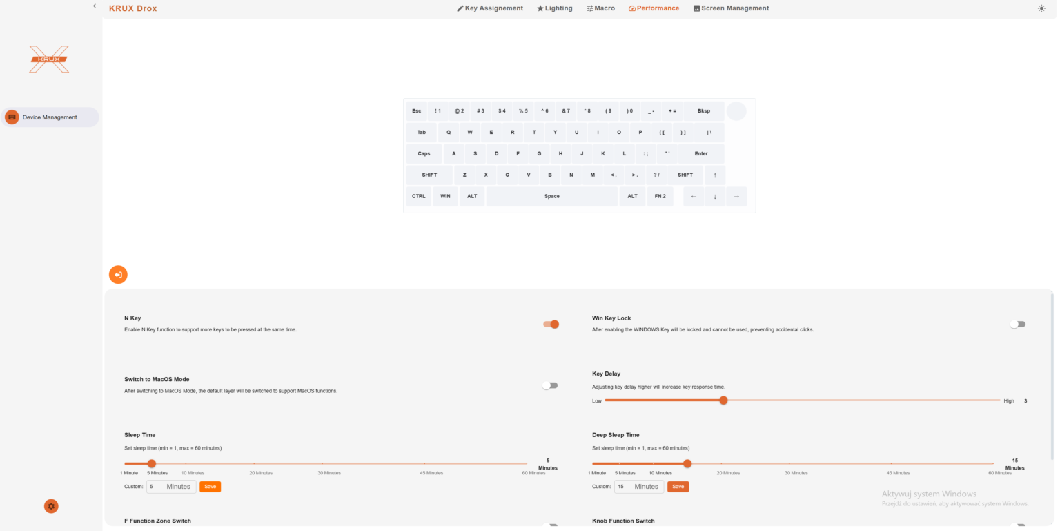 Krux Drox - premierowy test. Fajna retro-klawiatura 65% wyposażona w ekran LCD