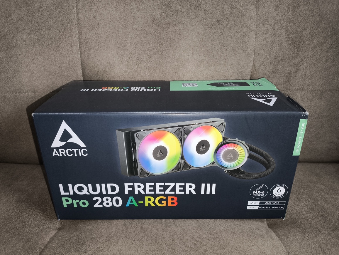 Arctic Liquid Freezer III Pro 280 ARGB Black - test AIO. Dwieosiemdziesiątka któa jest wydajniejsza od wielu trzystasześćdziesiątek