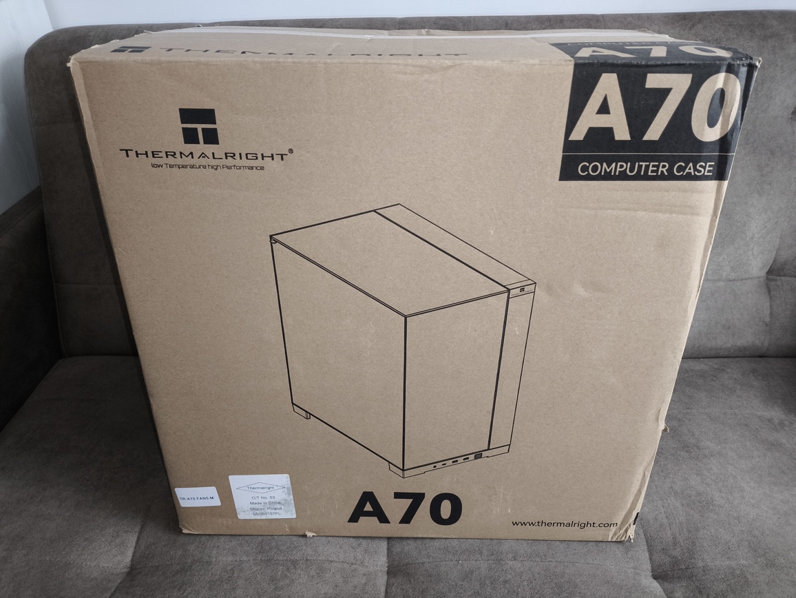 Thermalright A70 - test obudowy. Ładna, dobrze wykonana i racjonalnie wyceniona