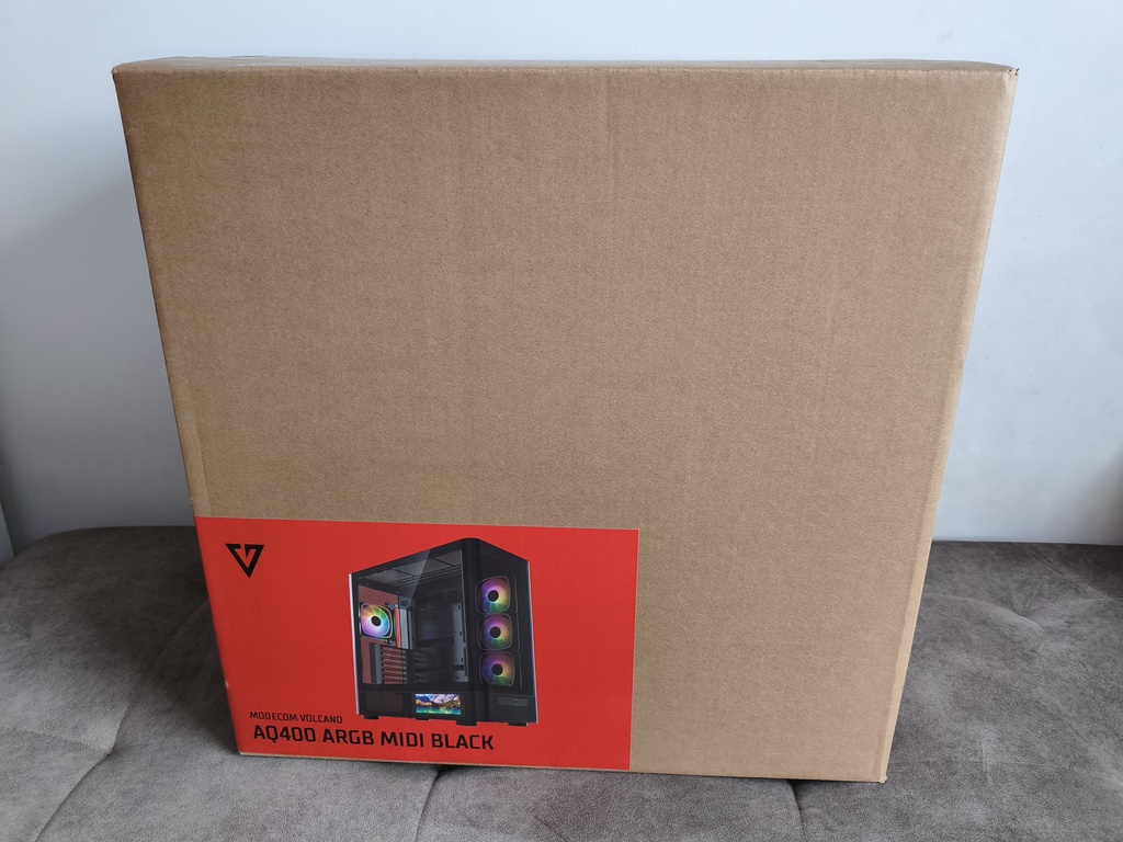 Modecom Volcano AQ400 ARGB Midi Black - test obudowy