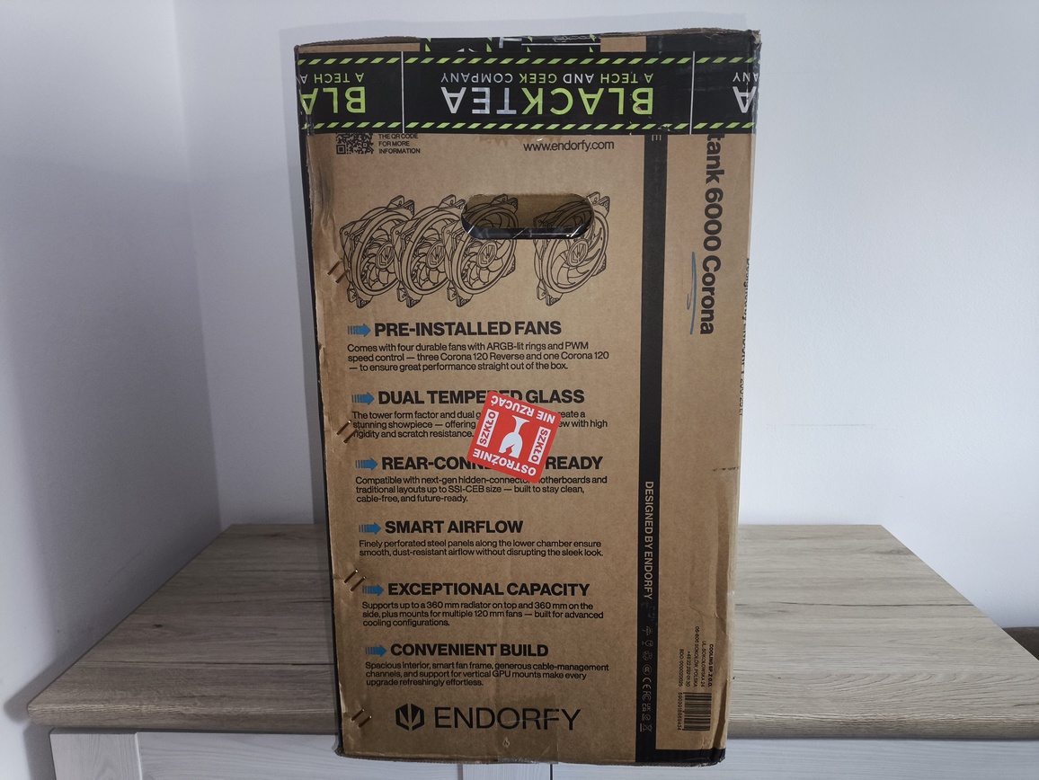 Endorfy Fishtank 6000 Corona - premierowy test obudowy. Endorfy goni konkurencję w ofercie skrzynek typu akwarium