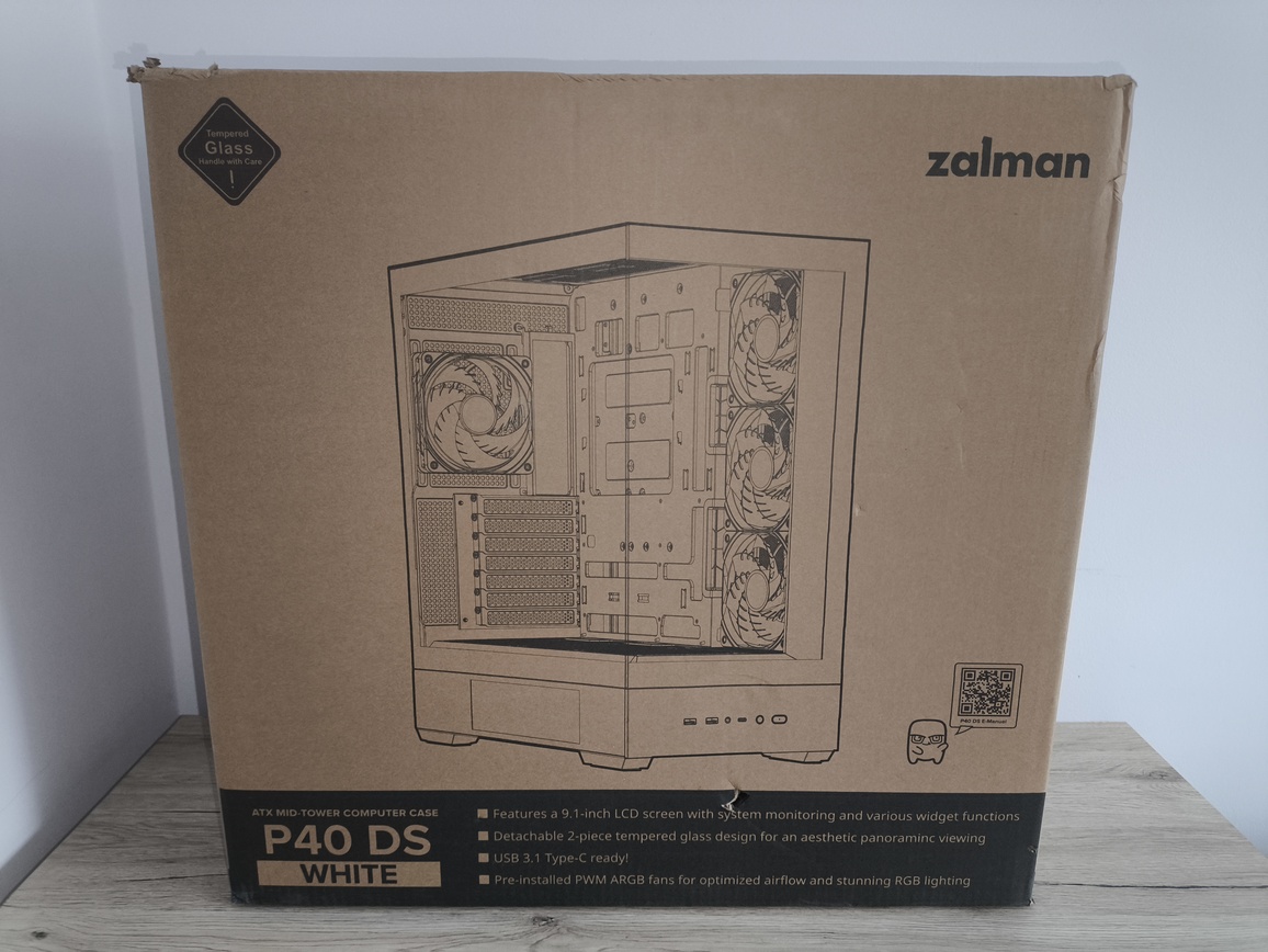 Zalman P40 DS White - test obudowy. Kolejne akwarium które wielu osobom może się spodobać
