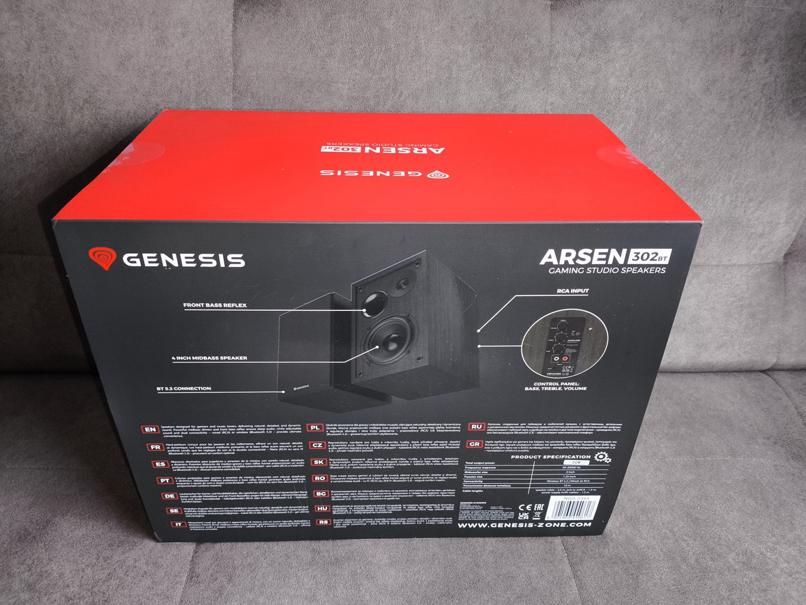 Genesis Arsen 302BT 2.0 - recenzja głośników