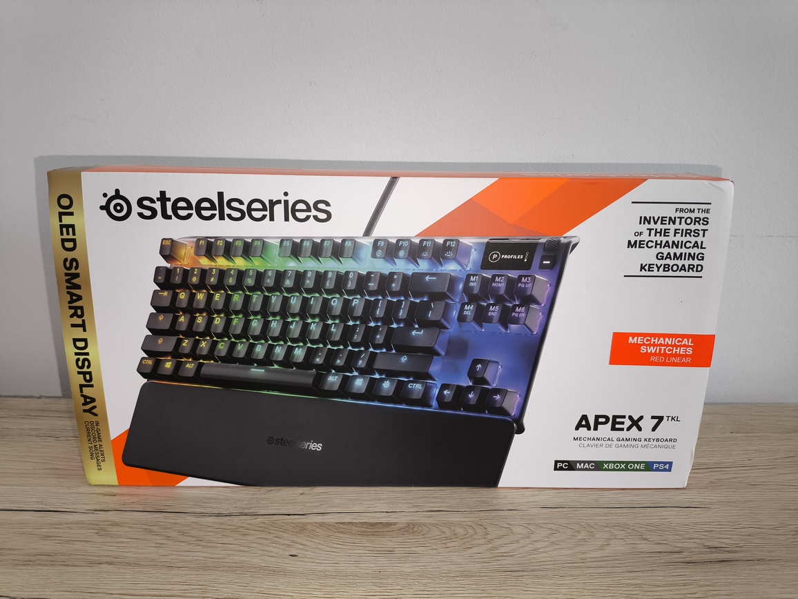 SteelSeries Apex 7 TKL - test. Stara ale wciąż jara. Jednak z kilkoma wadami
