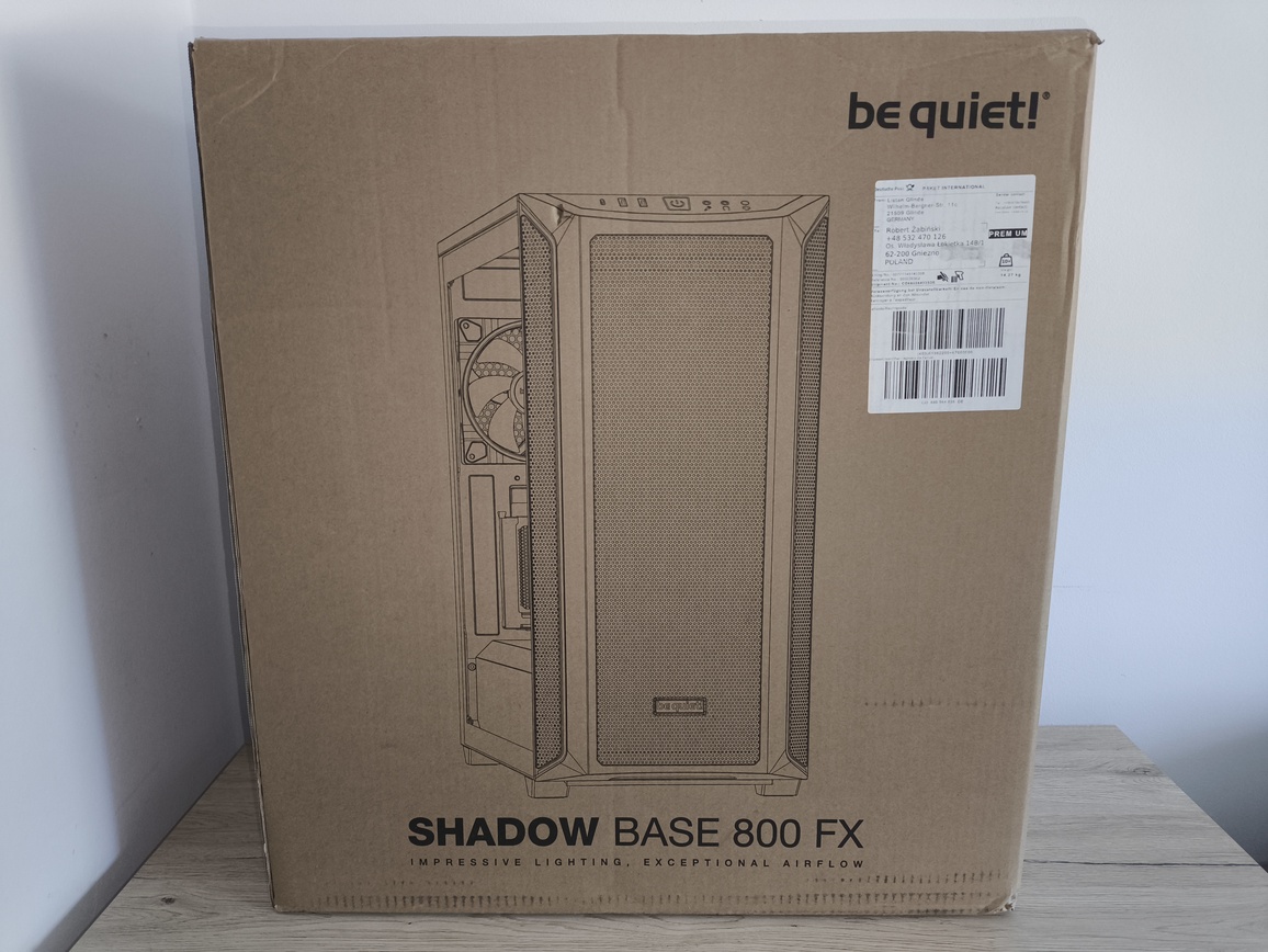 be quiet! Shadow Base 800 FX ARGB black - test obudowy. Choć ma kilka lat na karku, to nadal jest fajna