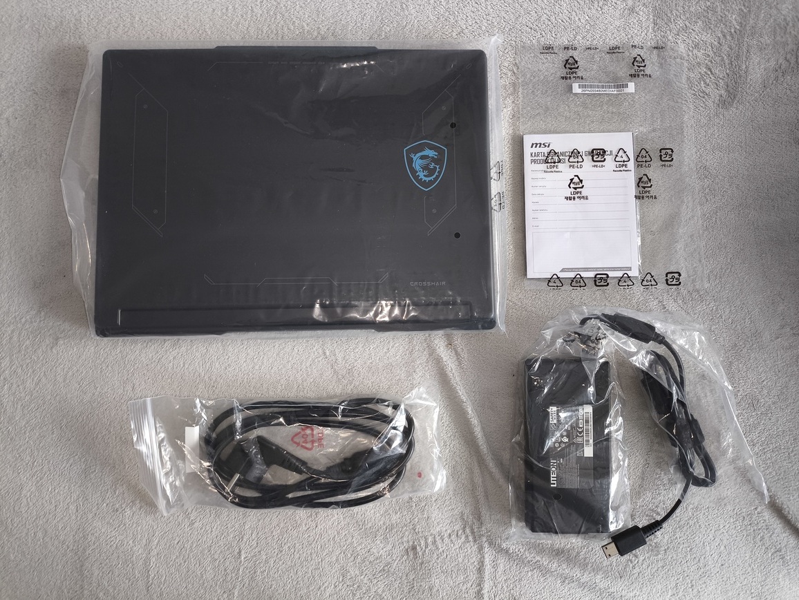 MSI Crosshair 16 HX E14W (Core i7-14650H + RTX 5060 115W) - test laptopa