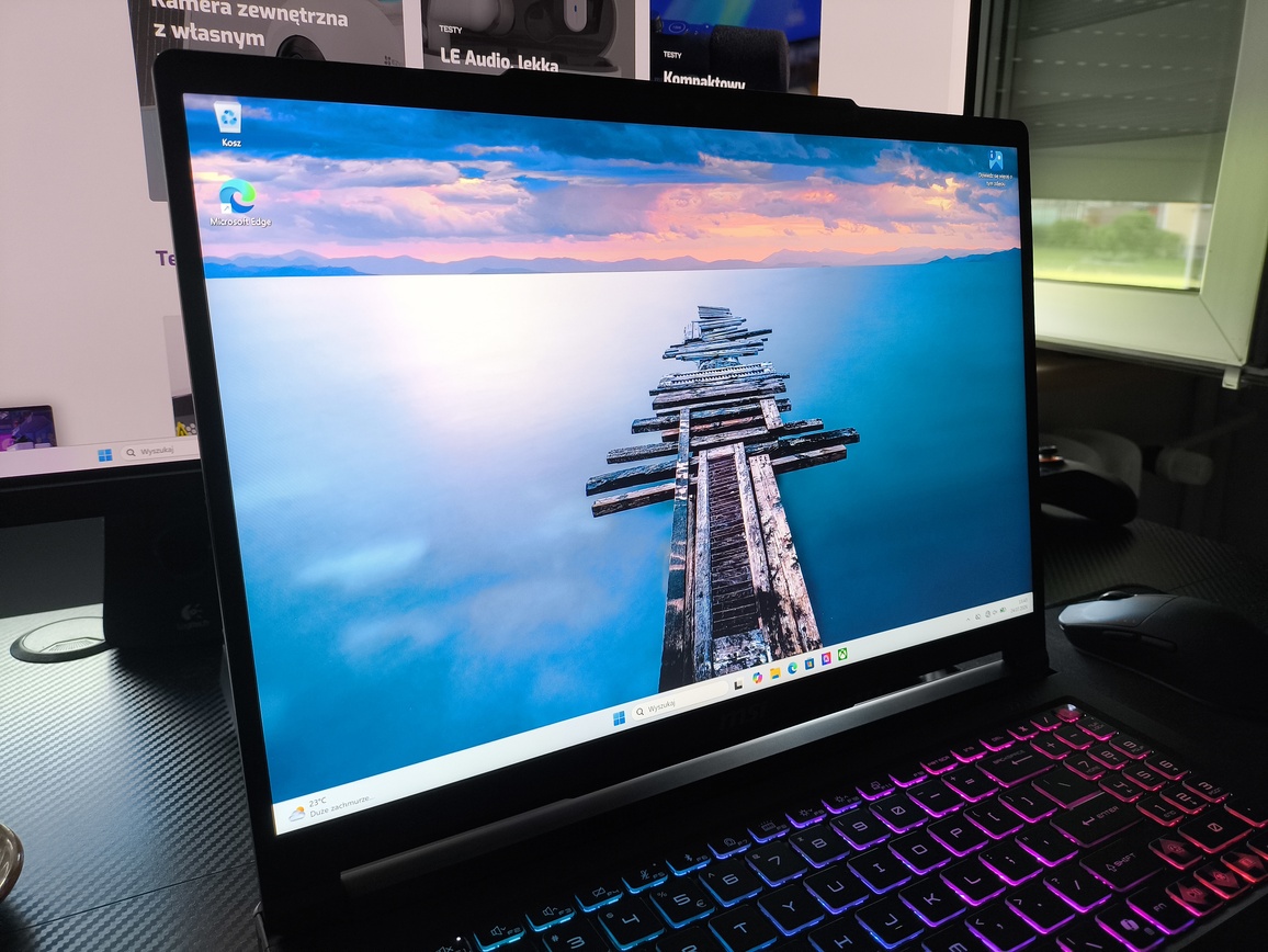 MSI Crosshair 16 HX E14W (Core i7-14650H + RTX 5060 115W) - test laptopa