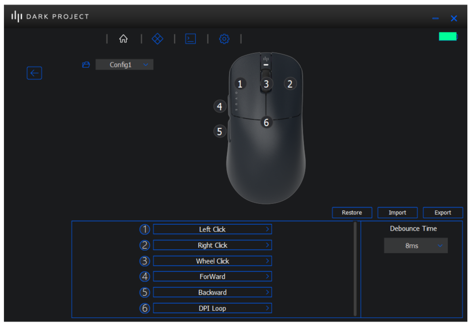 Dark Project Novus Wireless - test myszki