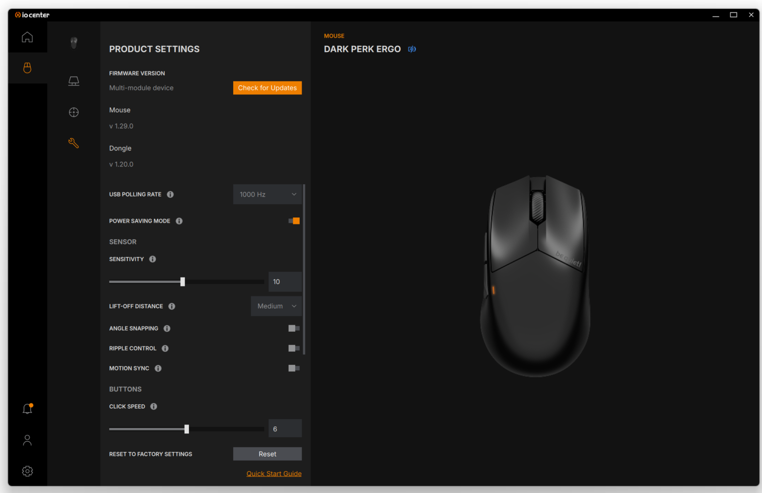 be quiet! Dark Perk Ergo - test myszki
