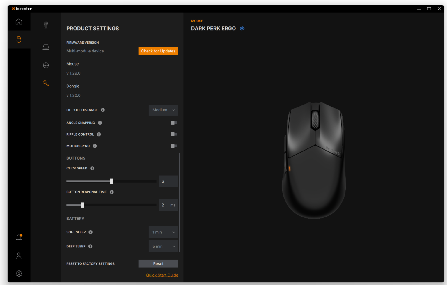 be quiet! Dark Perk Ergo - test myszki