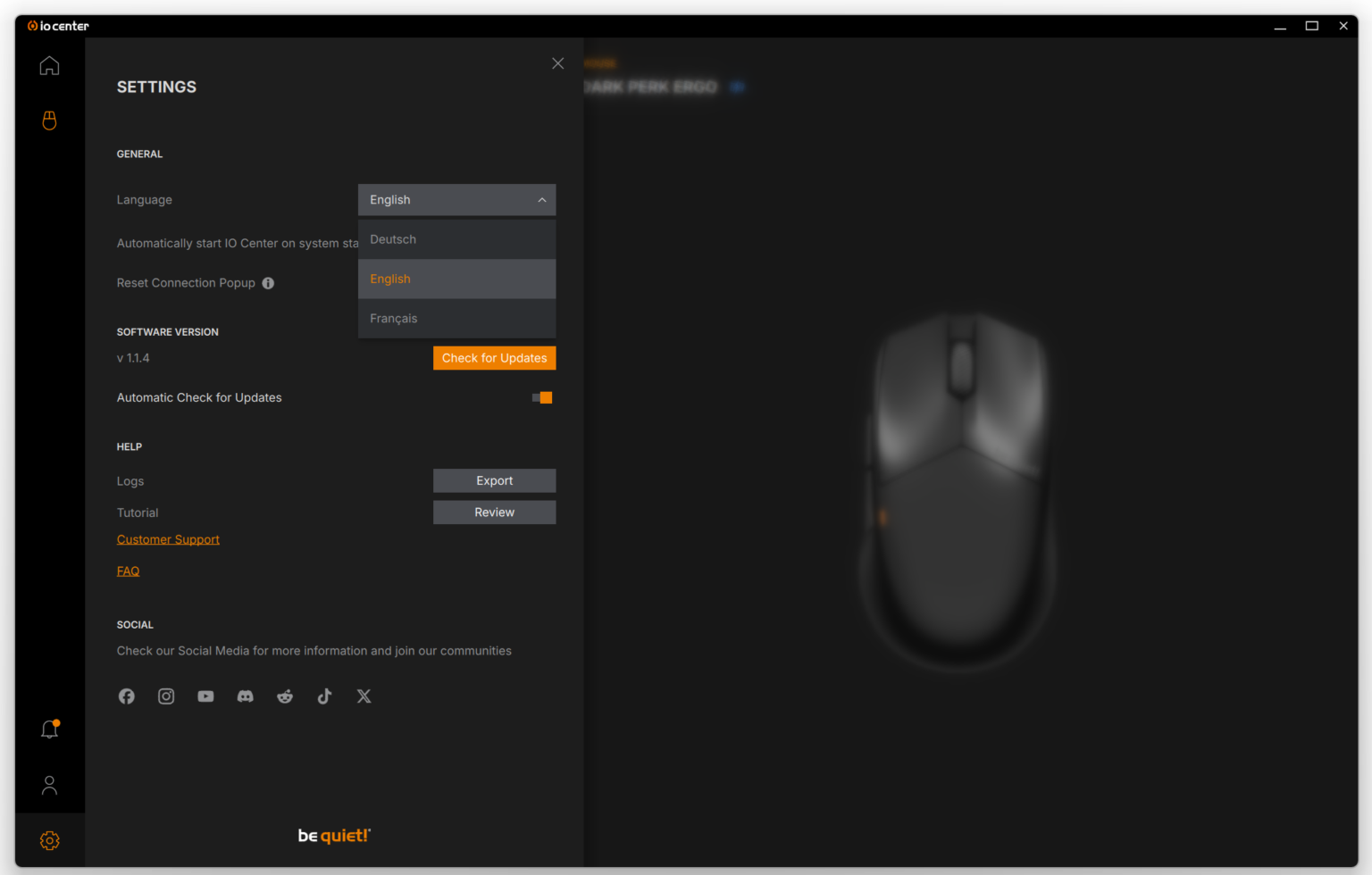 be quiet! Dark Perk Ergo - test myszki