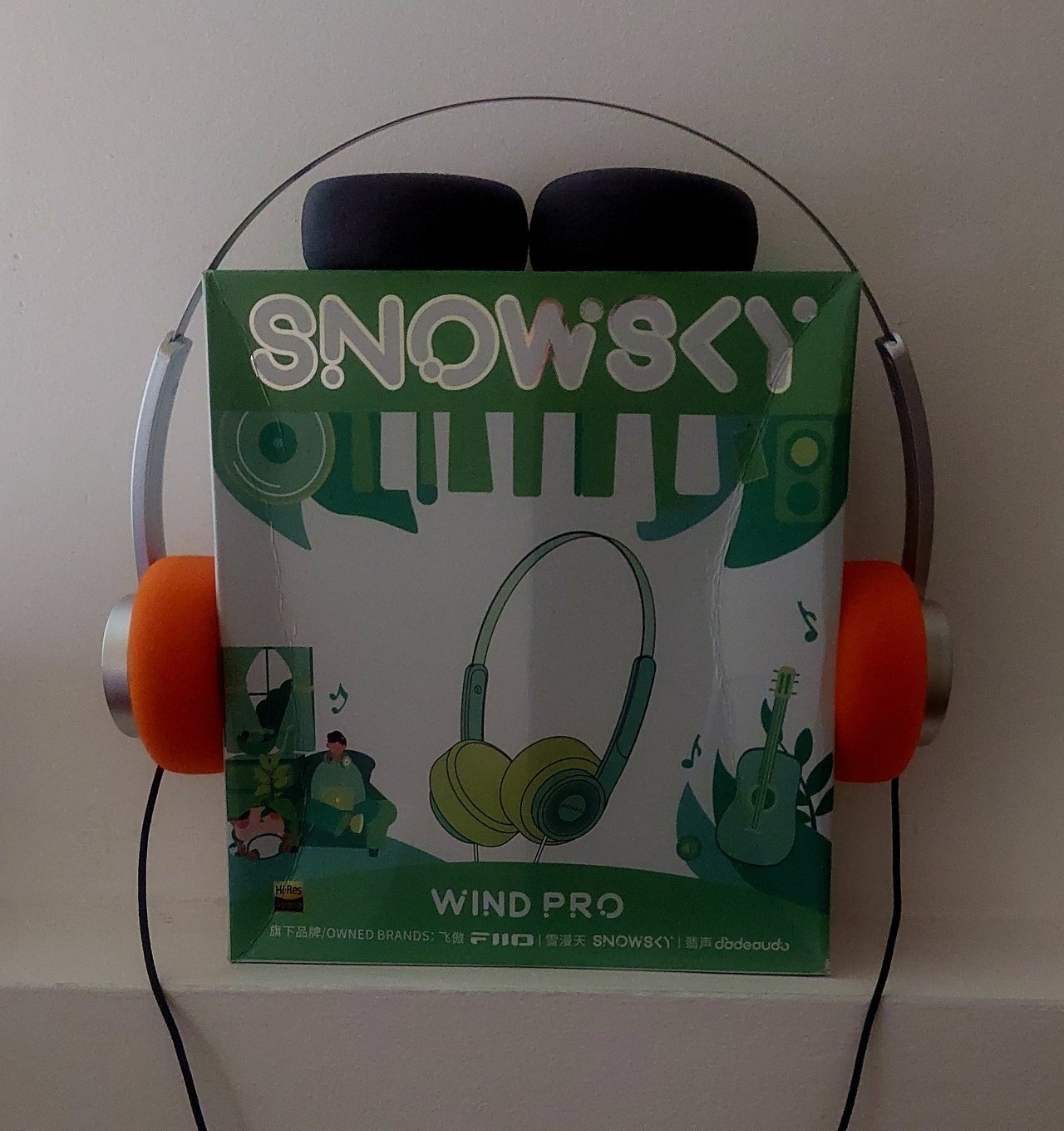 Słuchawki nauszne FiiO SNOWSKY WIND PRO. Retro, lekkie i nieźle brzmią!