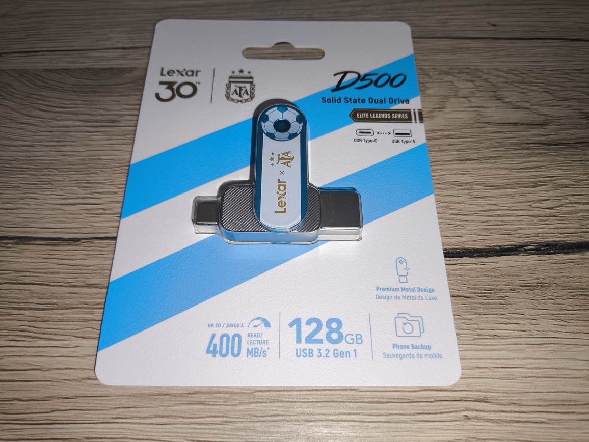 Lexar JumpDrive DualDrive D500 128 GB - szybki test szybkiego na tle innych pendrive'a