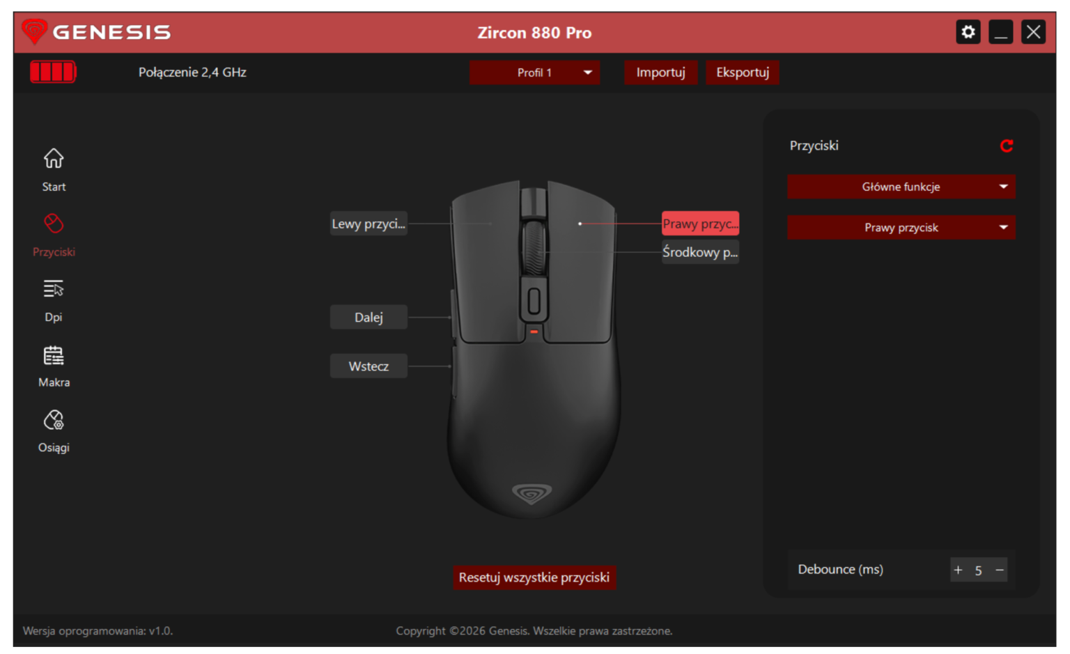 Genesis Zircon 880 Pro - test myszki. Genesis znów to zrobił. Chcesz dobrej sprzętowo i taniej myszki e-sportowej? No to spójrz tu