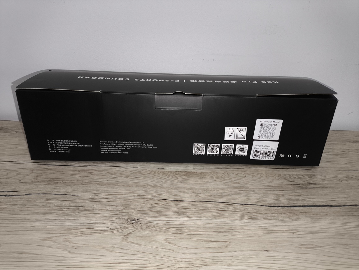 MCHOSE K20 Pro - recenzja kompaktowego soundbara bluetooth