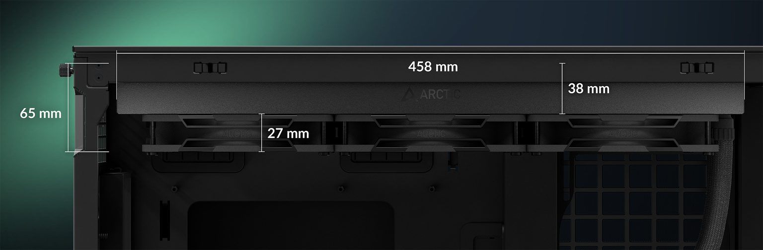Arctic Liquid Freezer III Pro 420 black - test bardzo wydajnego chłodzenia AIO. Jednak aby go używać, trzeba mieć odpowiednią obudowę