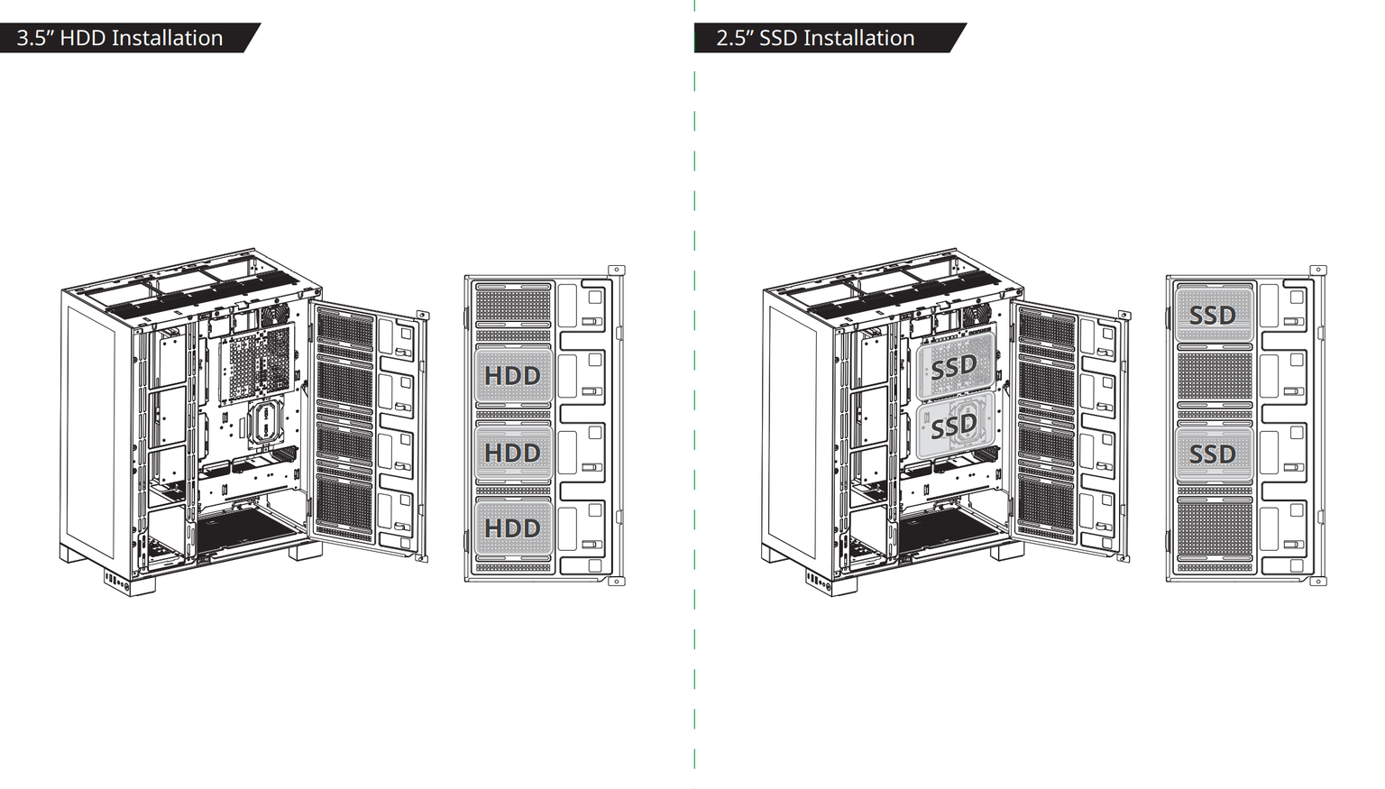 FSP / Fortron U500 - test bardzo minimalistycznej z wyglądu ale też bardzo pojemnej w środku obudowy Full Tower